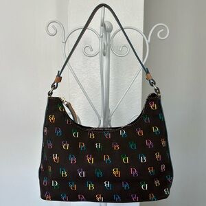 Dooney & Bourke Multicolor Logo Shoulder Bag